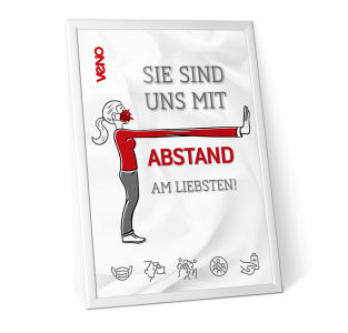 Poster - Am liebsten Abstand