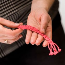 Workshops im Geschäft zu Makramee Garnen