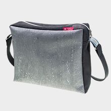 Tascheninspiration mit Korkstoff in Grau