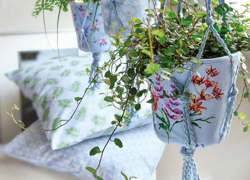 Gütermann Anleitung Blumenampel