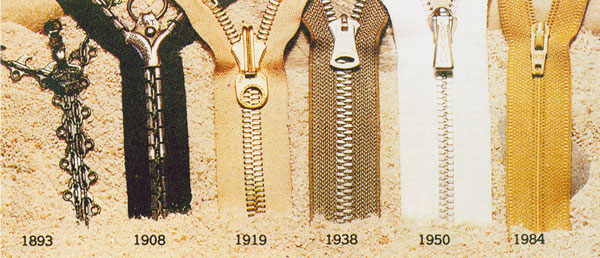 Opti blixtlås från 1893 till 1984