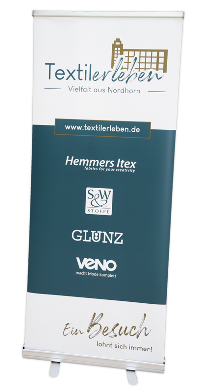 Textilerleben Roll Up