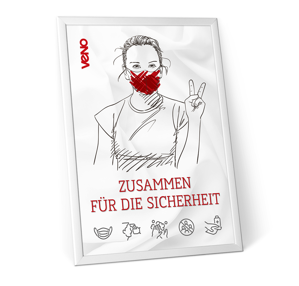 Poster - Zusammen sicher