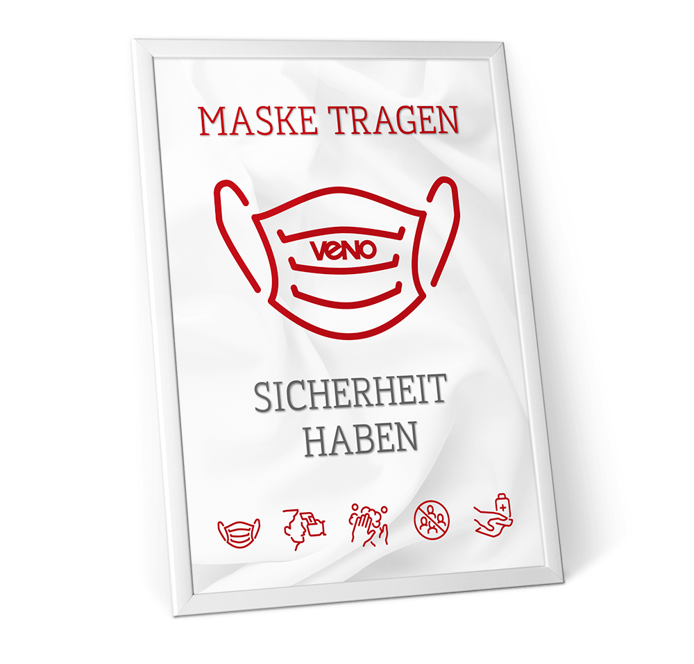 Poster - Maske tragen