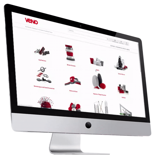 VENO Onlineshop - Funktionen