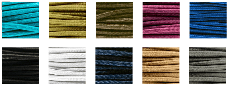 VENO Elastic Kordeln in verschiedenen Farben
