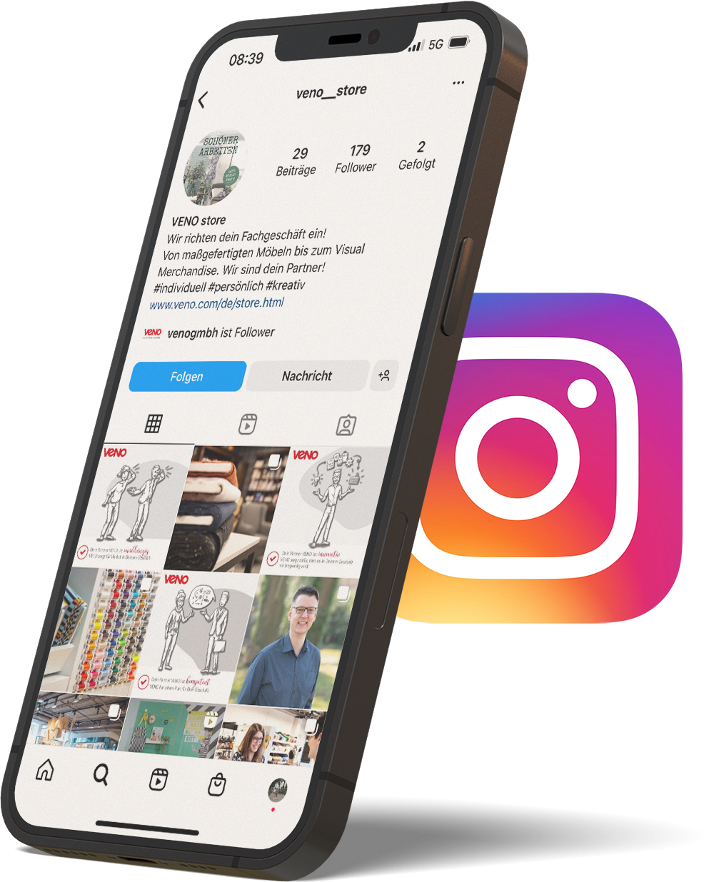 Folge uns auf Instagram